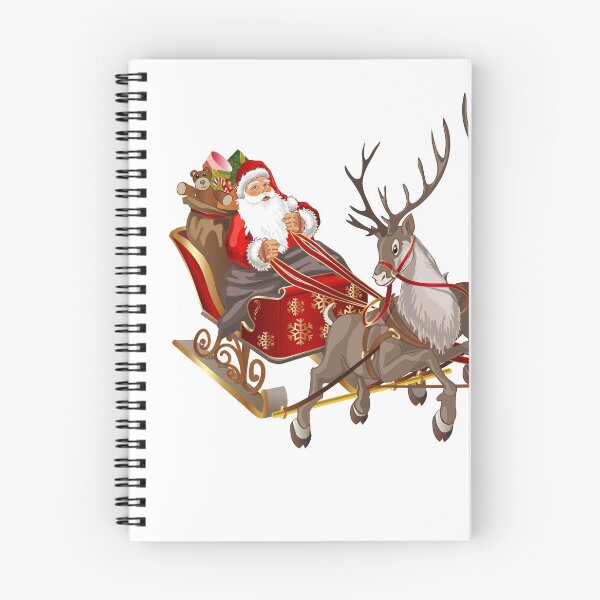 Item preview, Santa Claus Reindeer sleigh, Santa sleigh, Reindeer antlers, Christmas decorations, deer, prnt. designed and sold by Senior-Kuzmin.