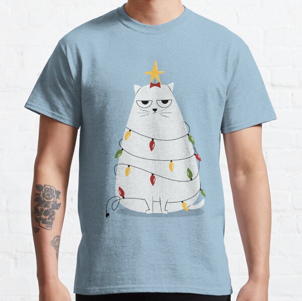 Grumpy Christmas Cat Classic T-Shirt