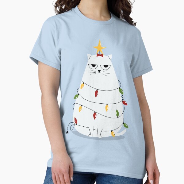 Item preview, Grumpy Christmas Cat designed and sold by cartoonbeing.