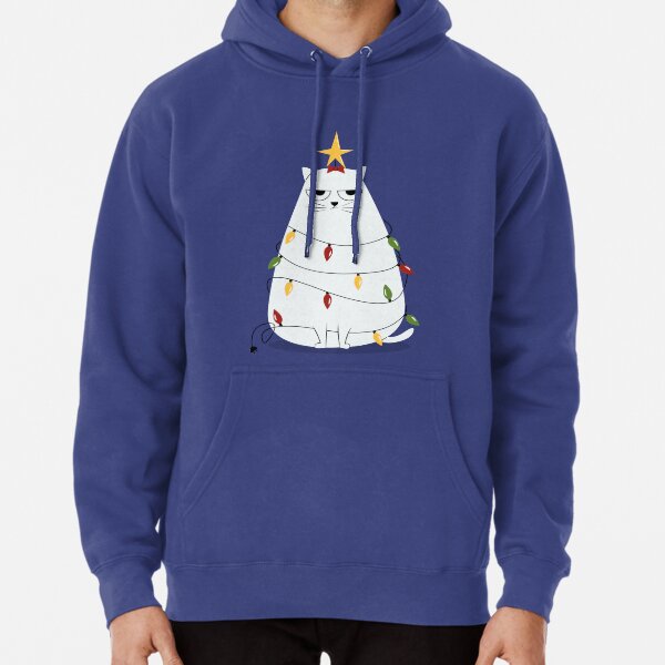 Gato de Navidad gruñón Sudadera con capucha