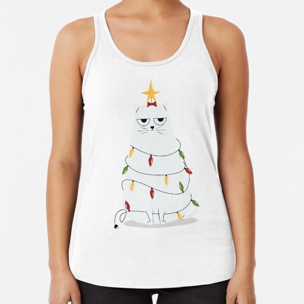 Item preview, Grumpy Christmas Cat designed and sold by cartoonbeing.