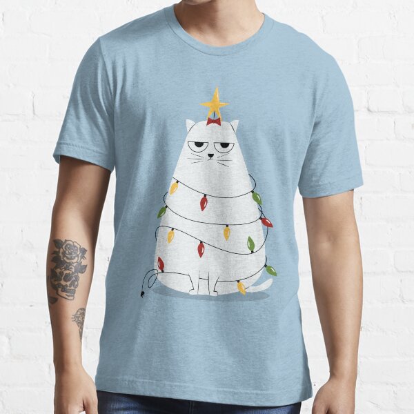 "Grumpy Christmas Cat" Tshirt for Sale by cartoonbeing Redbubble