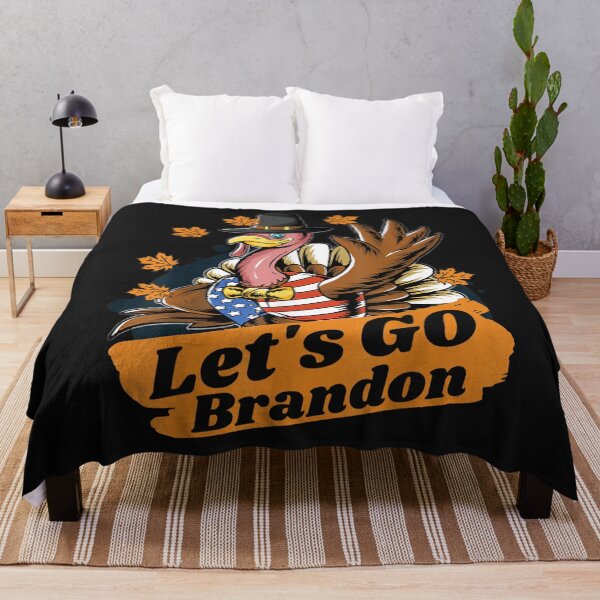 Item preview, Thanksgiving Brandon Lets Go Brandon Joe Biden T-Shirt designed and sold by Blank-Branson.