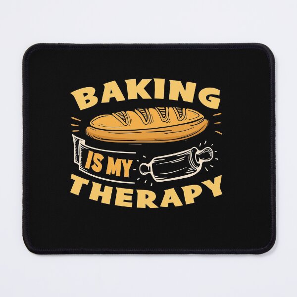 Item preview, Baking is my therapy designed and sold by fajali master.