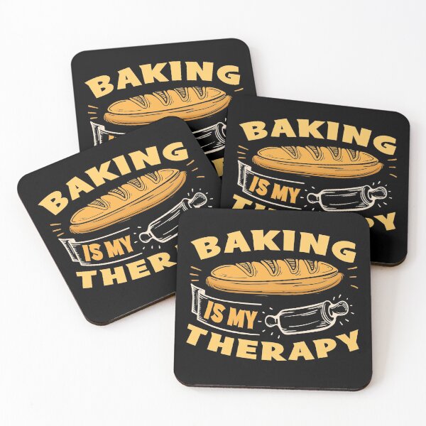 Item preview, Baking is my therapy designed and sold by fajali master.