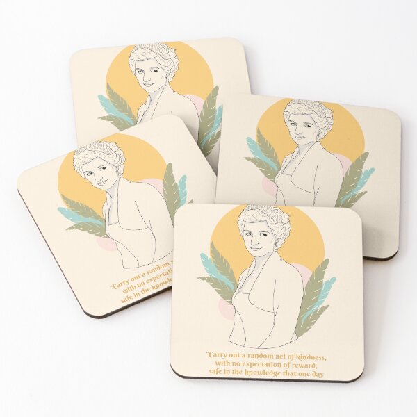 Item preview, Princess Diana Quote | Random Act of Kindness | Line Art | Sheroes | Feminism | Charity | Print | Wall Art | Poster | designed and sold by SmashingInkster.