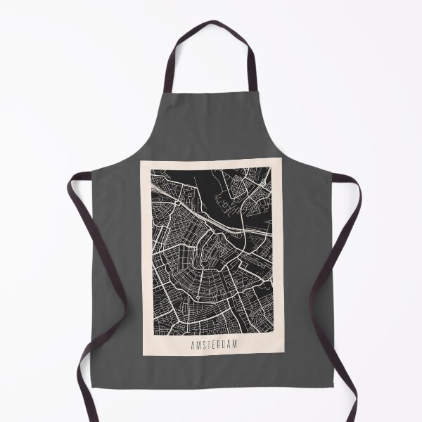 Item preview, Amsterdam City Street Map Dark designed and sold by Teecha.
