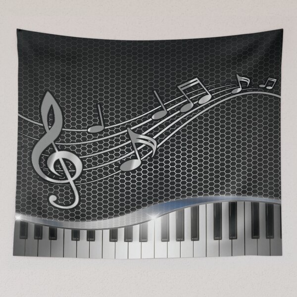 Item preview, Piano Hexagons Music designed and sold by JaskolArt.