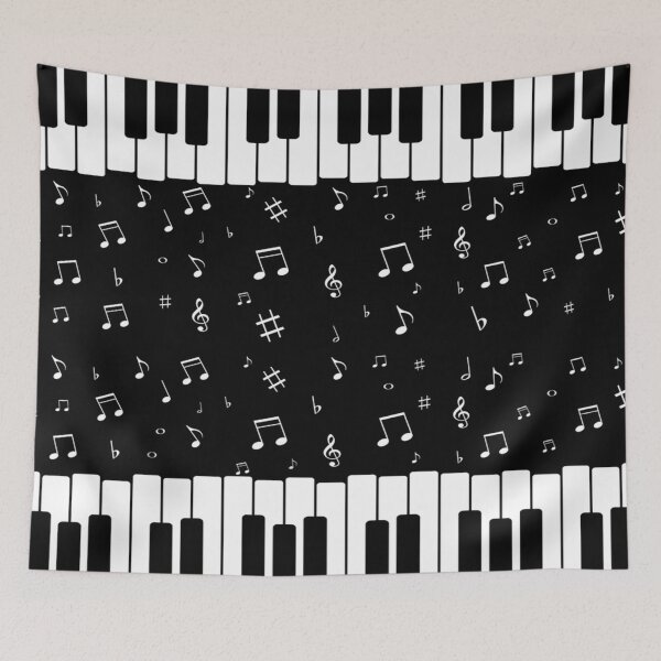 Item preview, Piano Music Note Art designed and sold by JaskolArt.