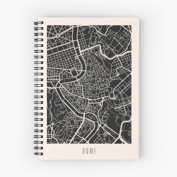 Item preview, Rome City Street Map Dark designed and sold by Teecha.