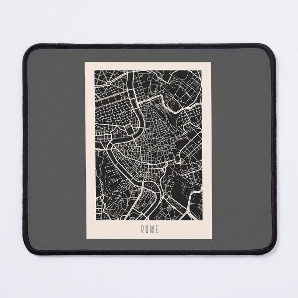 Item preview, Rome City Street Map Dark designed and sold by Teecha.