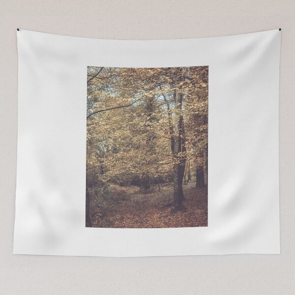 Item preview, Autumn Fall Woodland Forest Wall Art Background designed and sold by PictureThisYT.