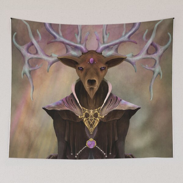 Item preview, Mystic Space Stag designed and sold by Adam Howie.
