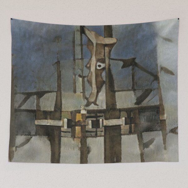 Item preview, The Watchtower Abstract art designed and sold by DiscoGypsyFish.