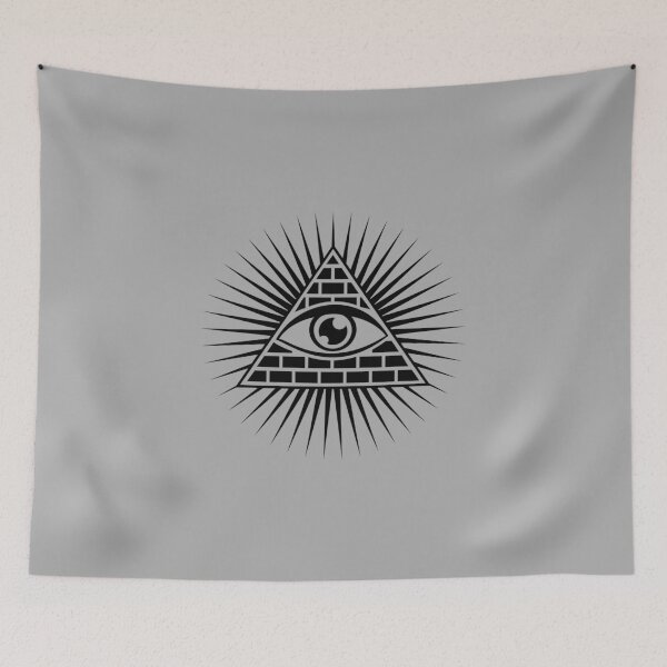Item preview, All seeing eye, Eye of providence, triangle, pyramid, symbol omniscience designed and sold by nitty-gritty.
