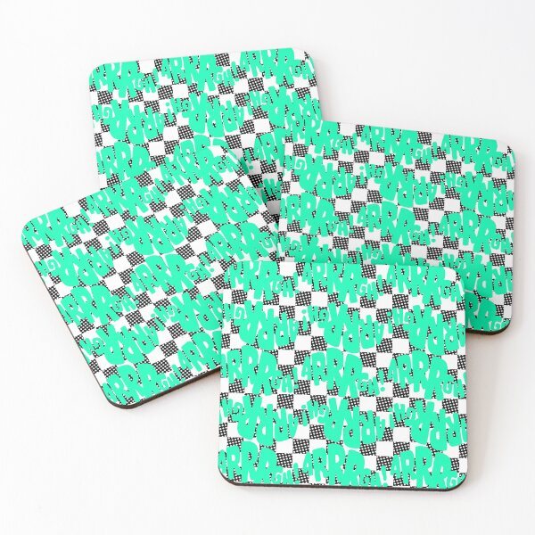 Item preview, mint green aargh classic comicbook style typography designed and sold by Fashionmonger.