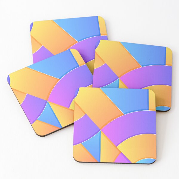 Item preview, Color geometric shapes art designed and sold by artdragongift 15.