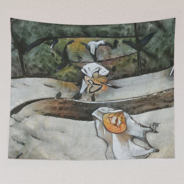 Item preview, Wishing Well Abstract Art designed and sold by DiscoGypsyFish.