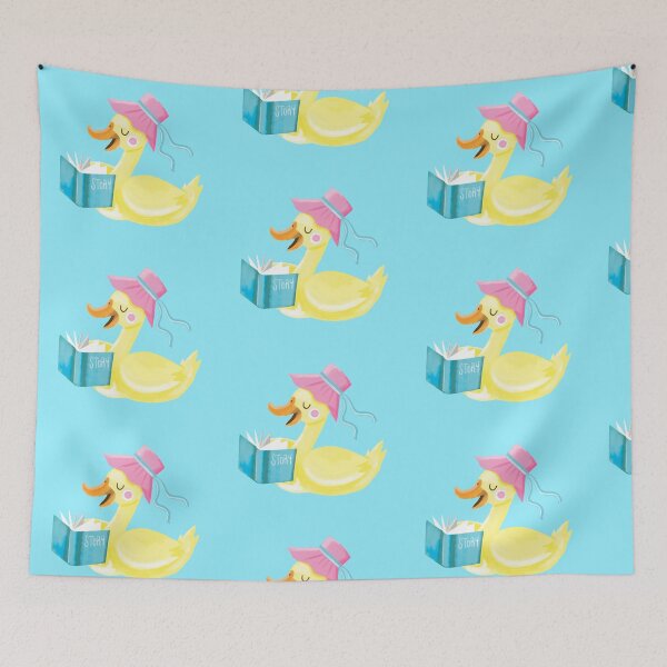 Item preview, Mother duck reading story time designed and sold by jasmineberry.