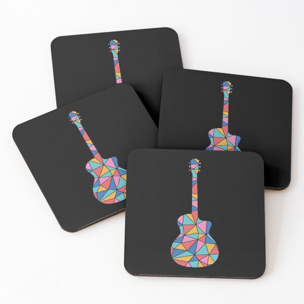 Item preview, Geometric Colorful Acoustic Guitar designed and sold by nightsworthy.
