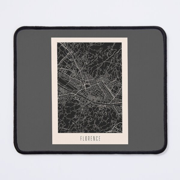 Item preview, Florence City Street Map Dark designed and sold by Teecha.