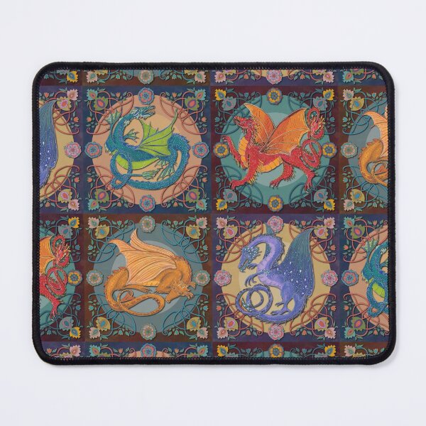 Medieval Celtic Dragon Collection Mouse Pad