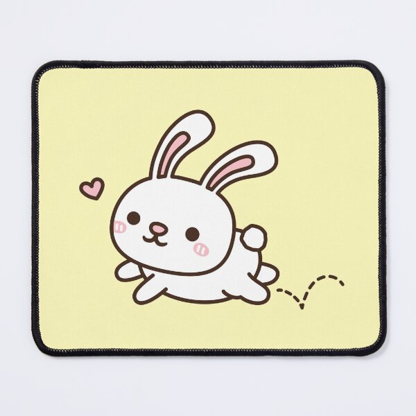 Item preview, Cute Hopping Bunny Rabbit Doodle designed and sold by rustydoodle.