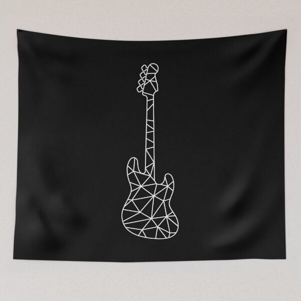 Item preview, Geometric Line Bass Guitar designed and sold by nightsworthy.