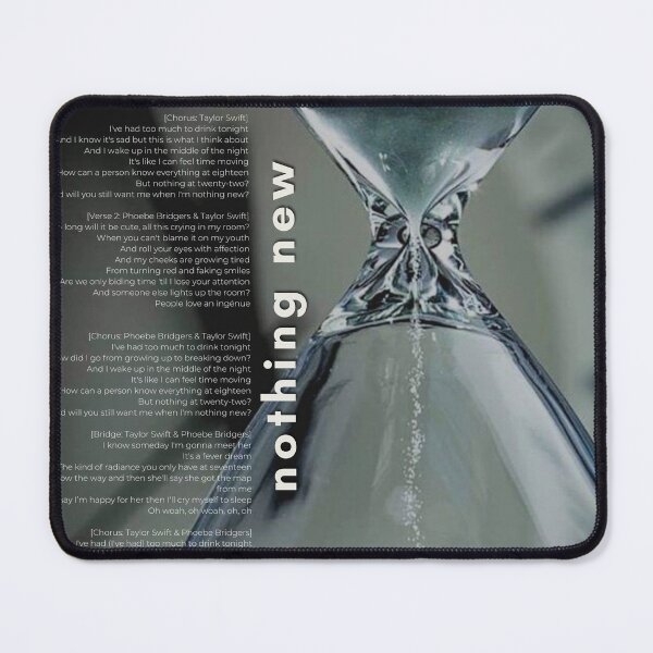 Item preview, Nothing New feat. Phoebe Bridgers (Taylor's Version) Taylor Swift Poster - Red Album Re-Recording designed and sold by jnnavas.