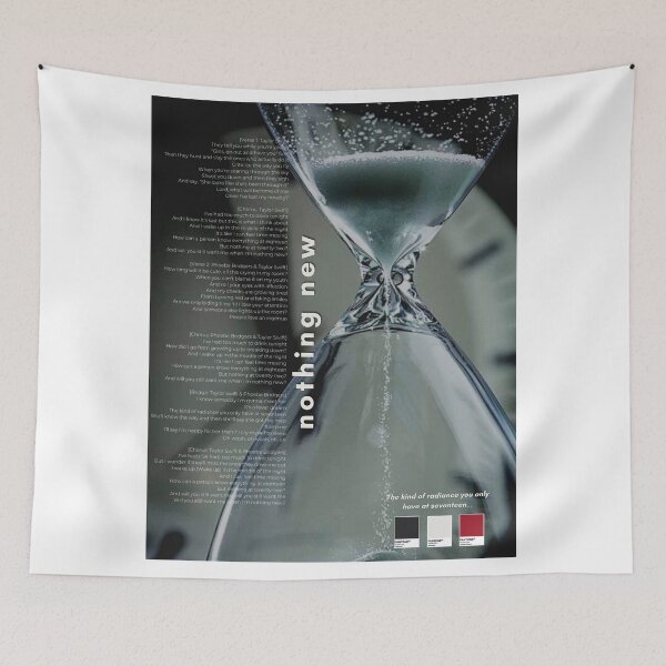 Item preview, Nothing New feat. Phoebe Bridgers (Taylor's Version) Taylor Swift Poster - Red Album Re-Recording designed and sold by jnnavas.