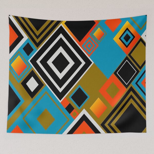Item preview, Color geometric shapes art designed and sold by artdragongift 15.