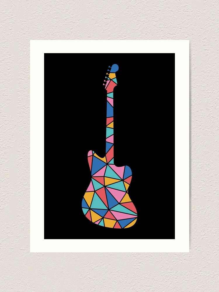 アート・デザイン・音楽 the electric guitar collection Colorful_Modern_Electric_Guita