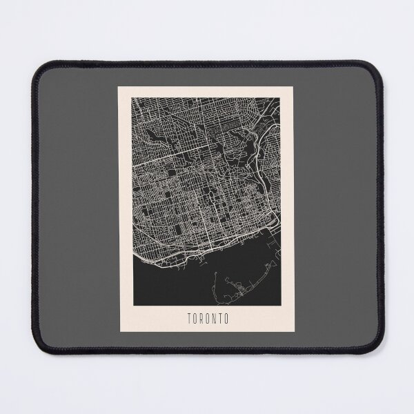 Item preview, Toronto City Street Map Dark designed and sold by Teecha.