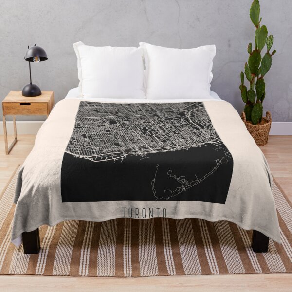 Item preview, Toronto City Street Map Dark designed and sold by Teecha.