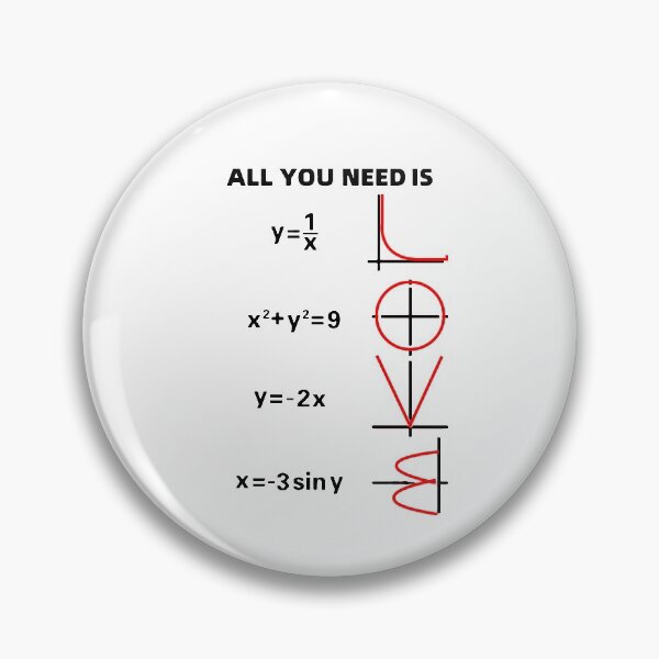 Item preview, All I need is Love Math Mathematics Equations love Art Design Happy Apparel Essential Inspiration Joy Mood Funny designed and sold by DesignByHeartUK.