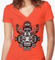Râ Tatoo Women's Fitted V-Neck T-Shirt