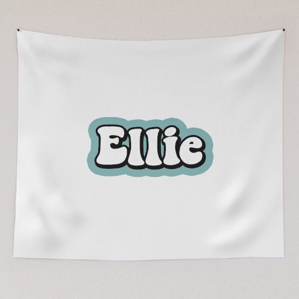 Item preview, ELLIE name personalized colorful designed and sold by allysmar.