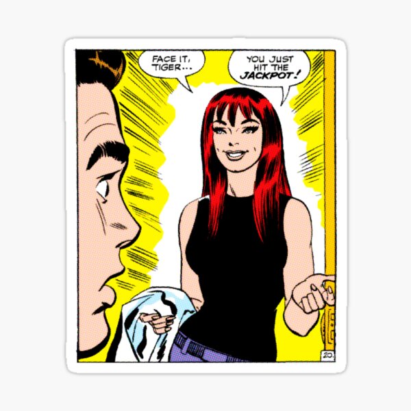 Artikel-Vorschau von Mary Jane trifft Peter Parker, designt und verkauft von TenacityMan.
