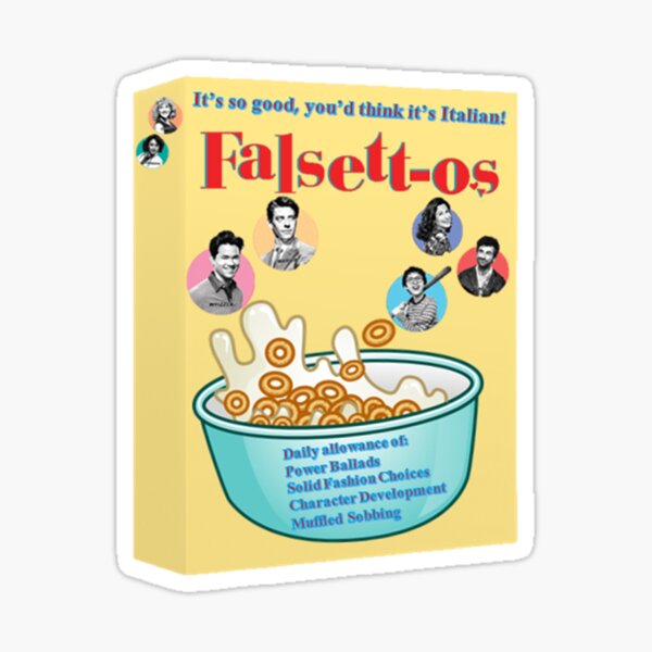 Falsettos Cereal Sticker Sticker