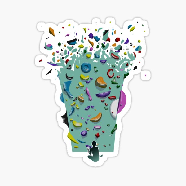 Bouldering Sticker