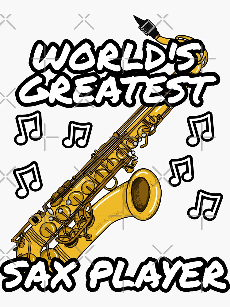 Sticker Joueur de saxophone