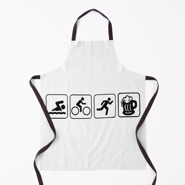 Item preview, Swimming Cycling Running Beer Heartbeat Funny Beer Fitted Art Design Happy Apparel Essential Inspiration Joy Mood Funny designed and sold by DesignByHeartUK.
