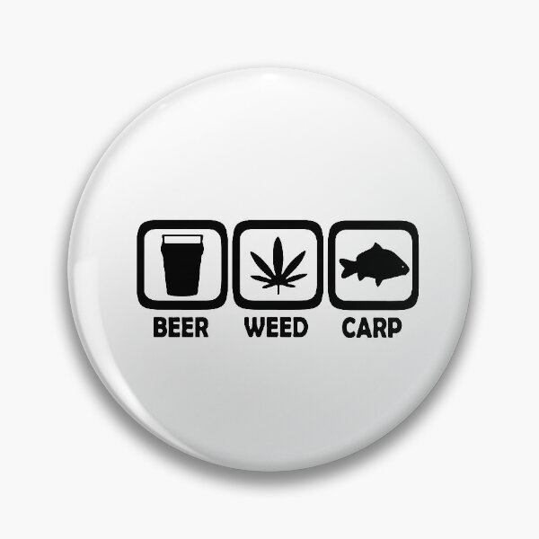 Item preview, Love Beer Weed Carp Repeat Funny Saying Art Design Happy Apparel Essential Inspiration Joy Mood Funny designed and sold by DesignByHeartUK.