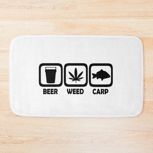 Item preview, Love Beer Weed Carp Repeat Funny Saying Art Design Happy Apparel Essential Inspiration Joy Mood Funny designed and sold by DesignByHeartUK.