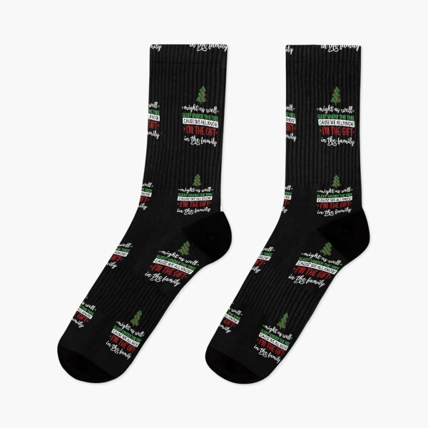 Item preview, Christmas favorite person funny sarcastic saying might as well sleep under the tree cause we all know i'm the gift in the family gift Birthday Meme boyfriend girlfriend designed and sold by joygift369.