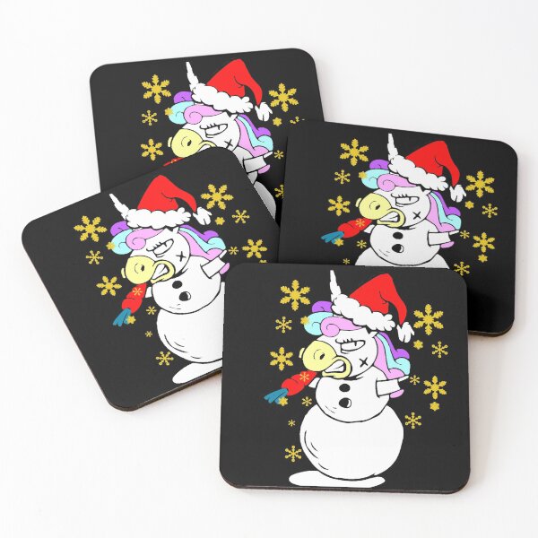 Item preview, christmas evil unicorn designed and sold by Buzzbazaar.