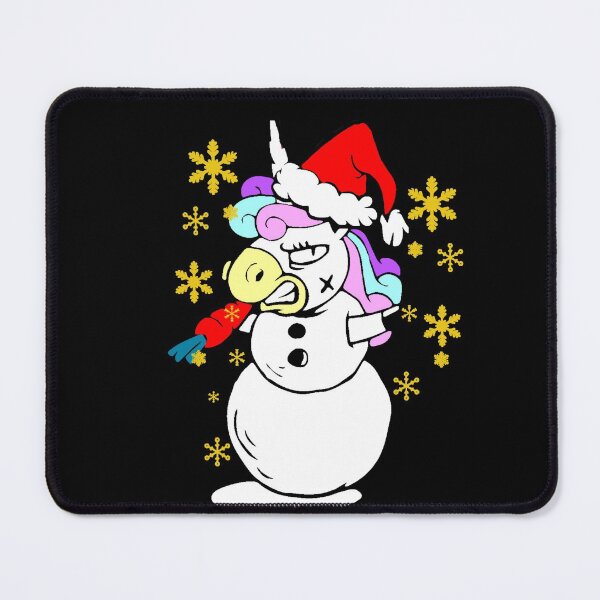 Item preview, christmas evil unicorn designed and sold by Buzzbazaar.