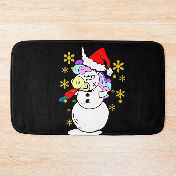 Item preview, christmas evil unicorn designed and sold by Buzzbazaar.