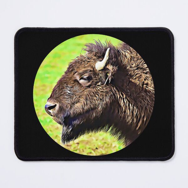 Item preview, Bison Portrait designed and sold by RevolutionInPaint.