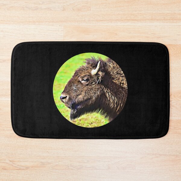 Item preview, Bison Portrait designed and sold by RevolutionInPaint.